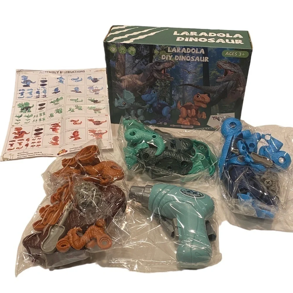 Dinosaur Toys Laradola DIY Take Apart Dinosaur Toys for Kids 3+ New sealed